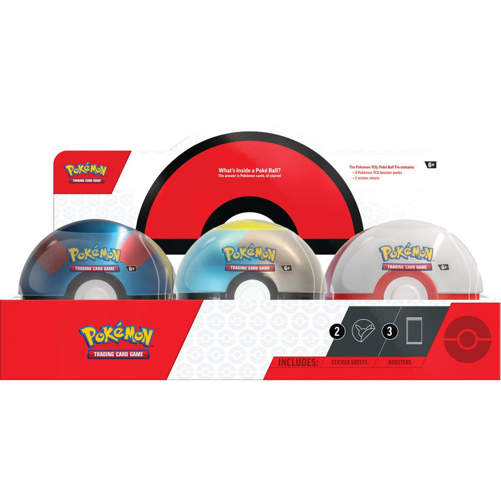 Pokemon TCG Pokeball Tin Display Q4 2024