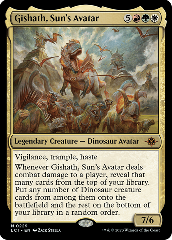 Gishath, Sun's Avatar [The Lost Caverns of Ixalan]