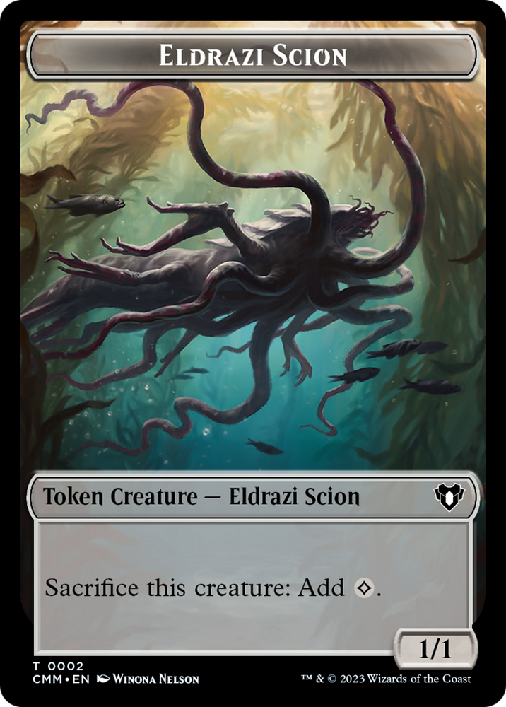 Eldrazi Scion // Myr Double-Sided Token [Commander Masters Tokens]