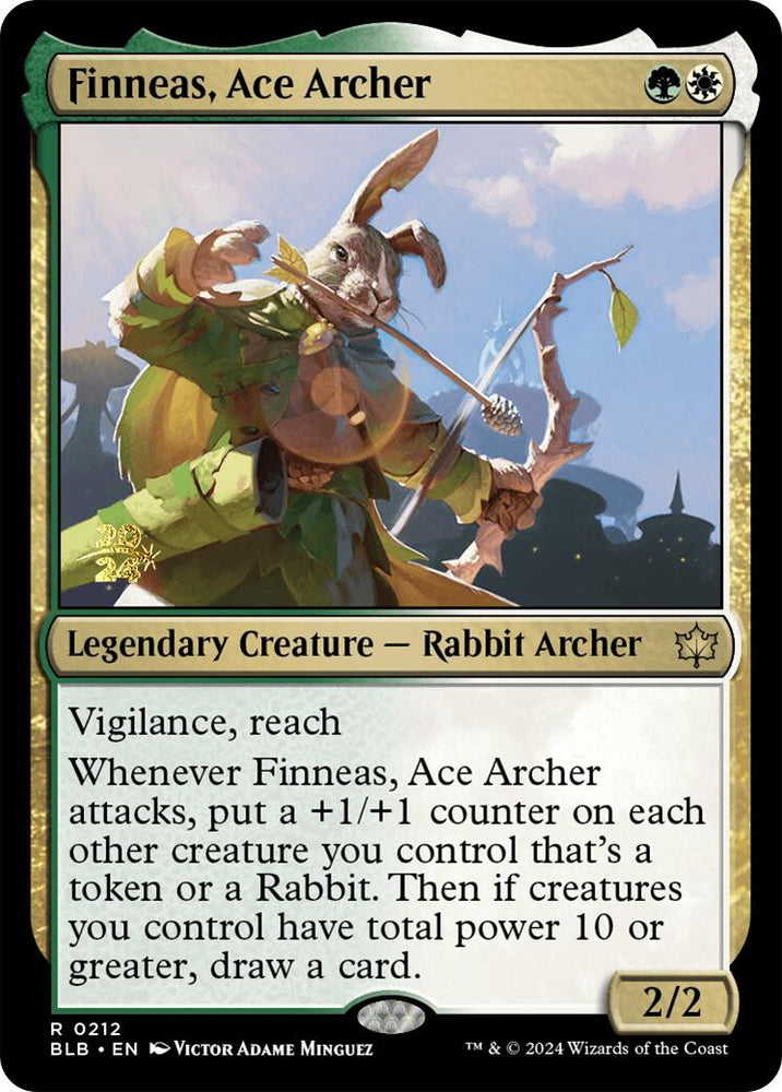 Finneas, Ace Archer [Bloomburrow Prerelease Promos]