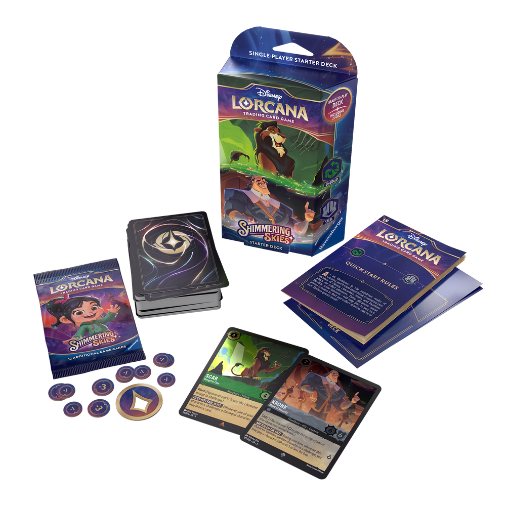 Disney Lorcana: Shimmering Skies Starter Deck