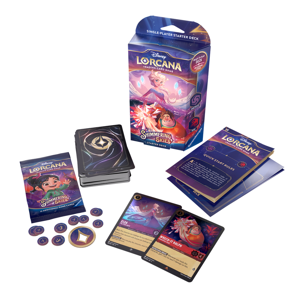 Disney Lorcana: Shimmering Skies Starter Deck