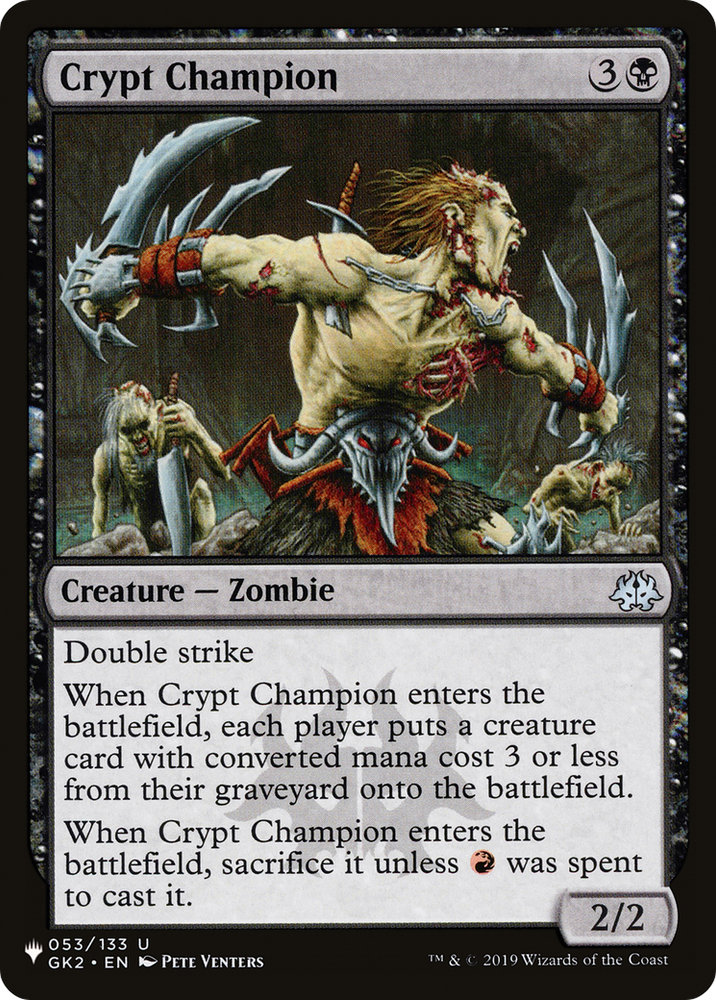 Crypt Champion [The List]