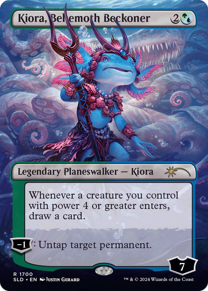 Kiora, Behemoth Beckoner (Rainbow Foil) [Secret Lair Drop Series]