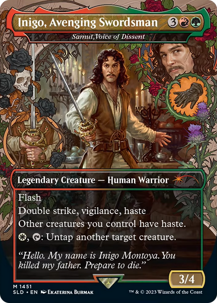 Inigo, Avenging Swordsman - Samut, Voice of Dissent [Secret Lair Drop Series]