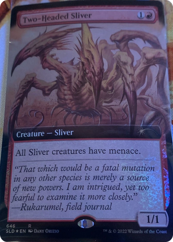 Two-Headed Sliver (Extended Art) [Secret Lair Drop Promos]