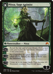 Nissa, Vastwood Seer // Nissa, Sage Animist [Secret Lair: From Cute to Brute]