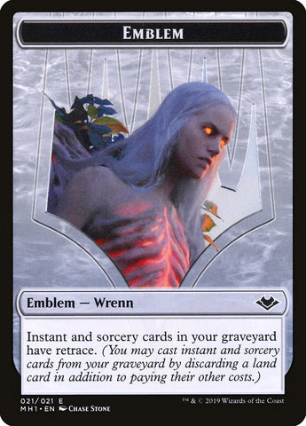 Illusion (005) // Wrenn and Six Emblem (021) Double-Sided Token [Modern Horizons Tokens]