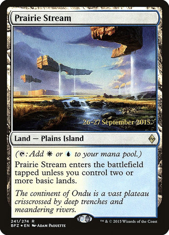 Prairie Stream [Battle for Zendikar Prerelease Promos]