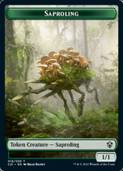 Food // Saproling Token [Commander 2021 Tokens]