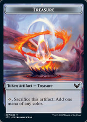 Construct (022) // Treasure Token [Commander 2021 Tokens]