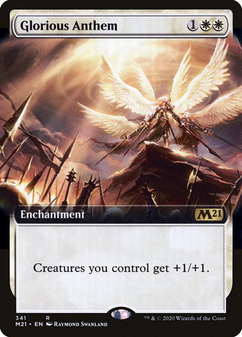 Glorious Anthem (Extended Art) [Core Set 2021]