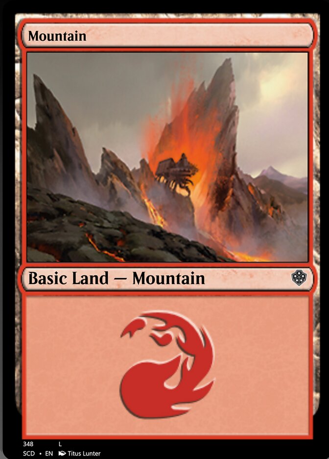 Mountain (348) [Starter Commander Decks]