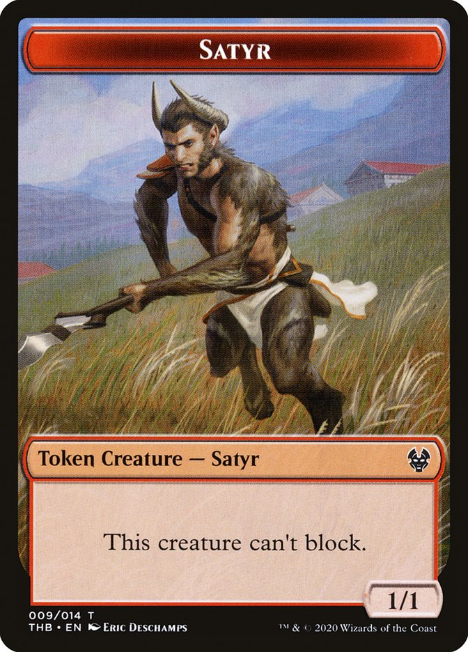 Reflection // Satyr Double-sided Token [Theros Beyond Death Tokens]