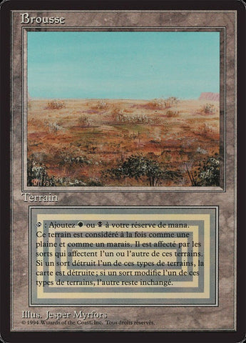 Scrubland [Foreign Black Border]