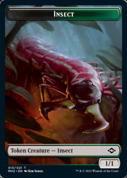 Insect Token // Treasure Token (21) [Modern Horizons 2 Tokens]