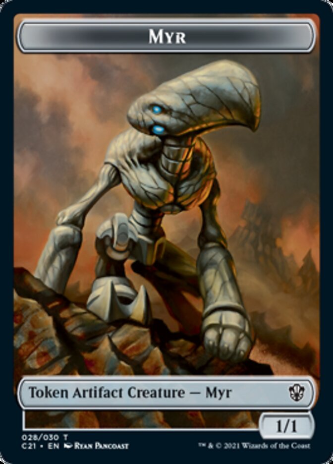 Myr // Treasure Token [Commander 2021 Tokens]