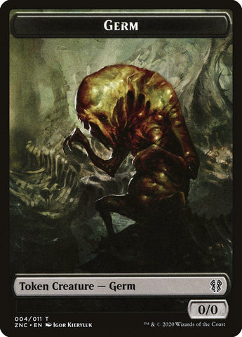 Faerie Rogue // Germ Double-sided Token [Zendikar Rising Commander]