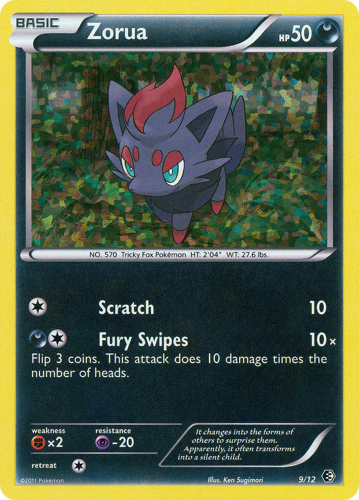 Zorua (9/12) [McDonald's Promos: 2011 Collection]