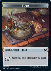 Food // Saproling Token [Commander 2021 Tokens]