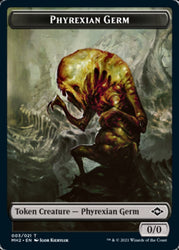 Phyrexian Germ Token // Treasure Token (21) [Modern Horizons 2 Tokens]