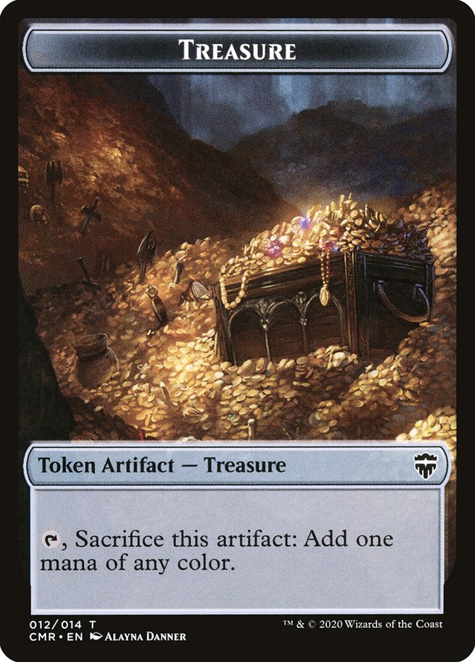 Angel // Treasure Token [Commander Legends Tokens]