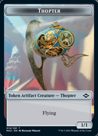 Thopter Token // Treasure Token (21) [Modern Horizons 2 Tokens]