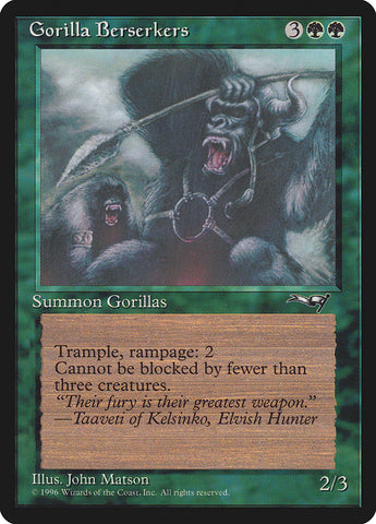 Gorilla Berserkers (Mouths Open) [Alliances]