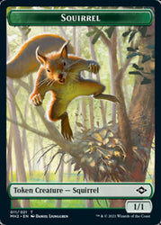 Construct Token // Squirrel Token [Modern Horizons 2 Tokens]