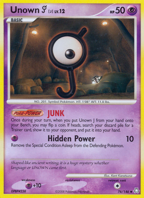 Unown J (76/146) [Diamond & Pearl: Legends Awakened]