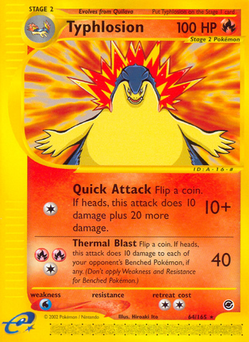 Typhlosion (64/165) [Expedition: Base Set]