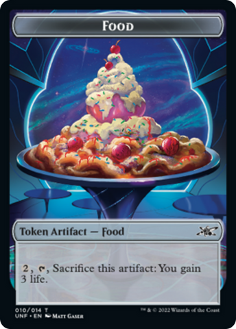 Cat // Food (10) Double-sided Token [Unfinity Tokens]