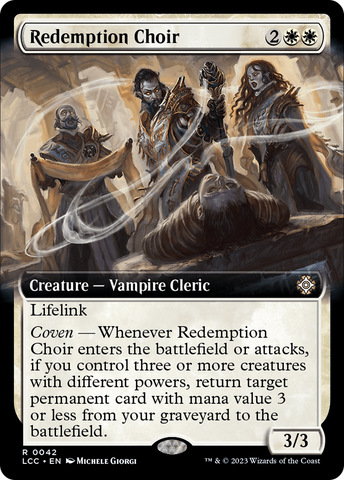 Redemption Choir (Extended Art) [The Lost Caverns of Ixalan Commander]