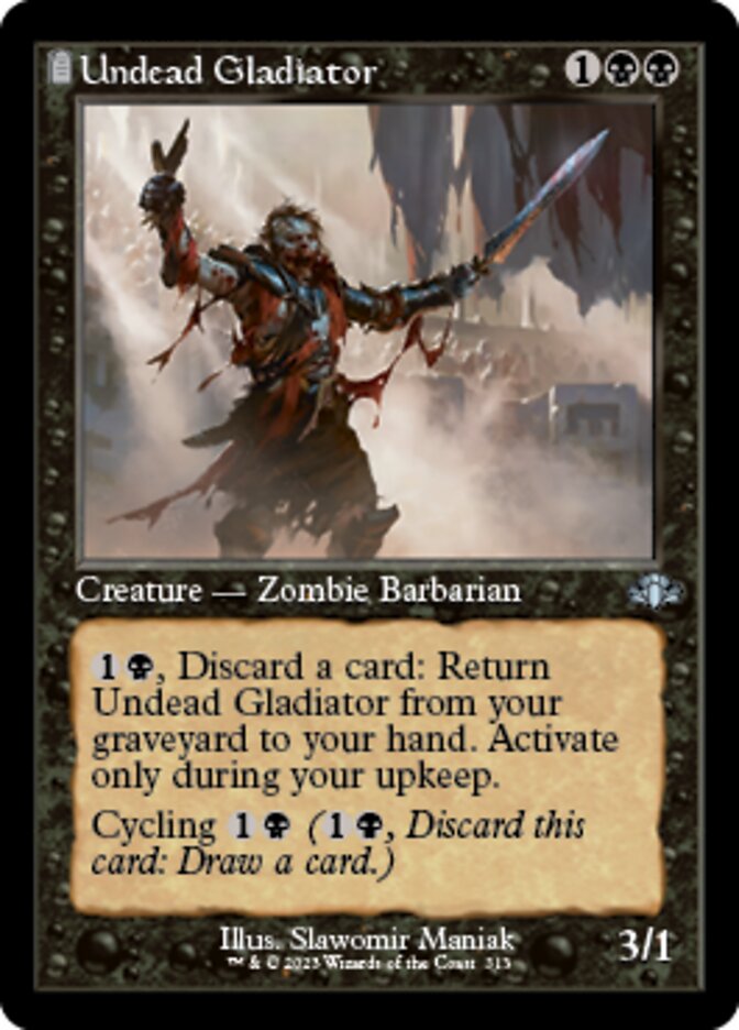 Undead Gladiator (Retro) [Dominaria Remastered]