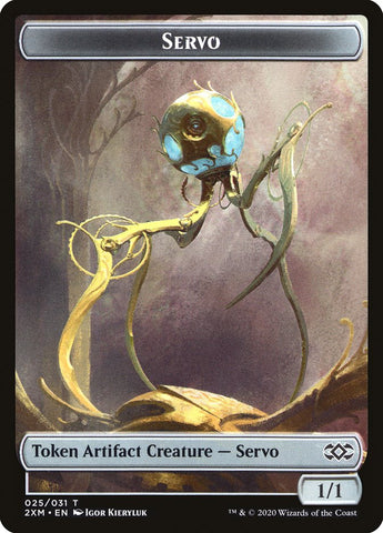 Cat // Servo Double-sided Token [Double Masters Tokens]