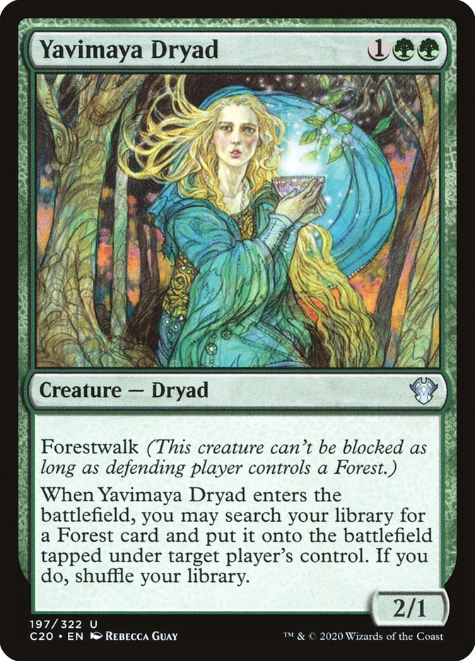 Yavimaya Dryad [Commander 2020]